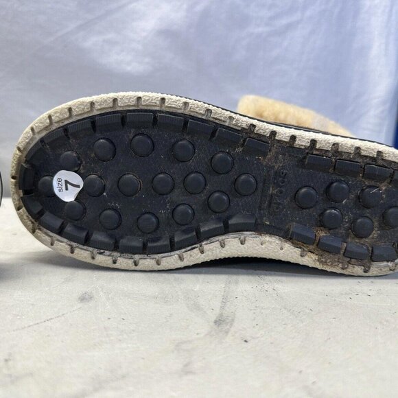 Crocs Boots Womens 7 All Cast Luxe Shearling Winter Snow Duck Boot 12812 Brown - Picture 13 of 13